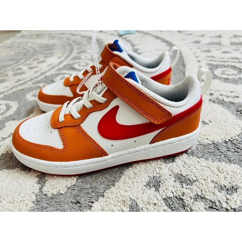 NEW❤️Nike Court Borough Low 2 'Sail Hot Curry' sz2